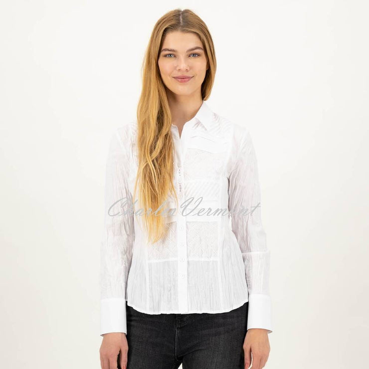 Just White Blouse - Style J2396