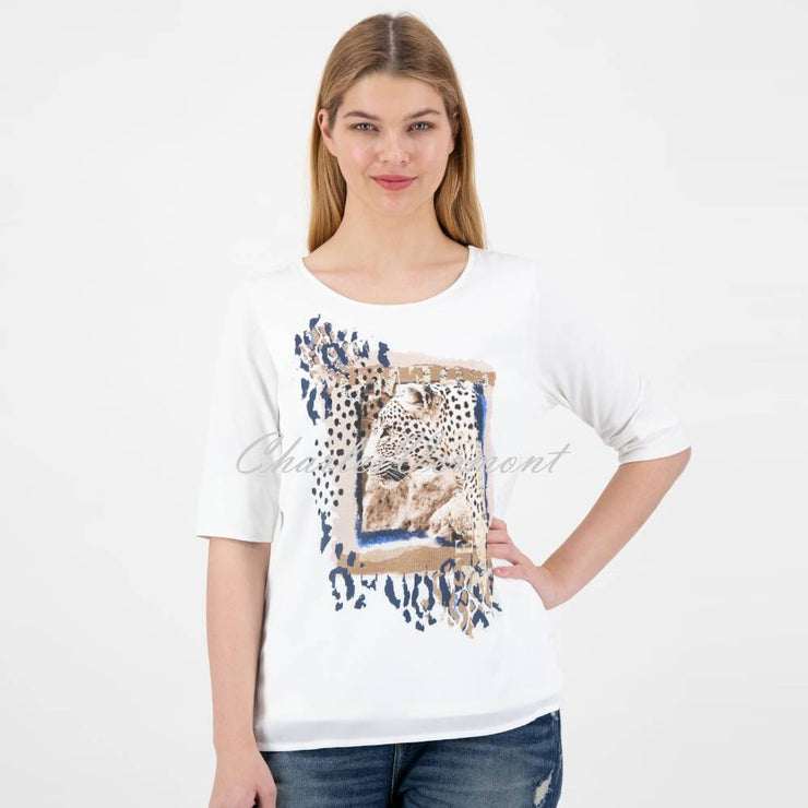 Just White Top with Satin Front - Style J2246