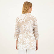 Just White Blouse - Style J1927 (Beige)
