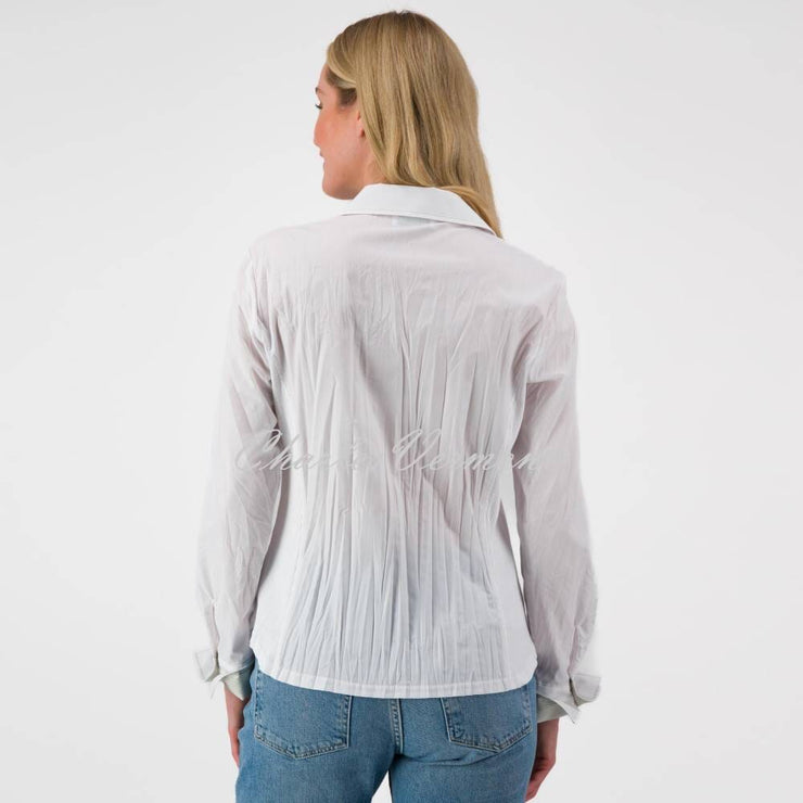 Just White Blouse - Style J3007