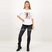 Just White Half-Sleeve Top – Style J1029