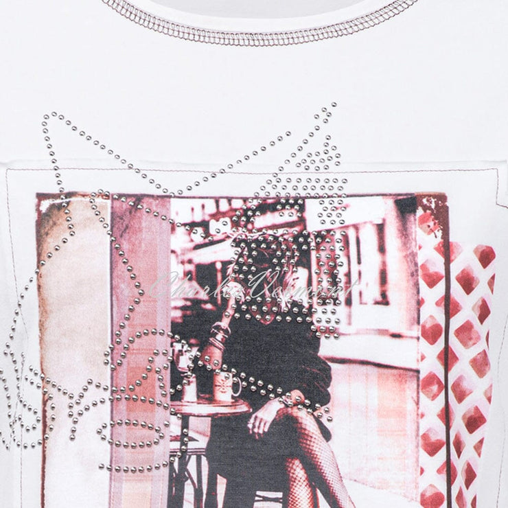 Just White Half-Sleeve Top – Style J1029