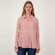 Just White Blouse with Back Pleat Detail – Style J1047