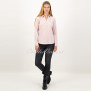 Just White Long Sleeve Blouse – Style J1303-320 (Pink)