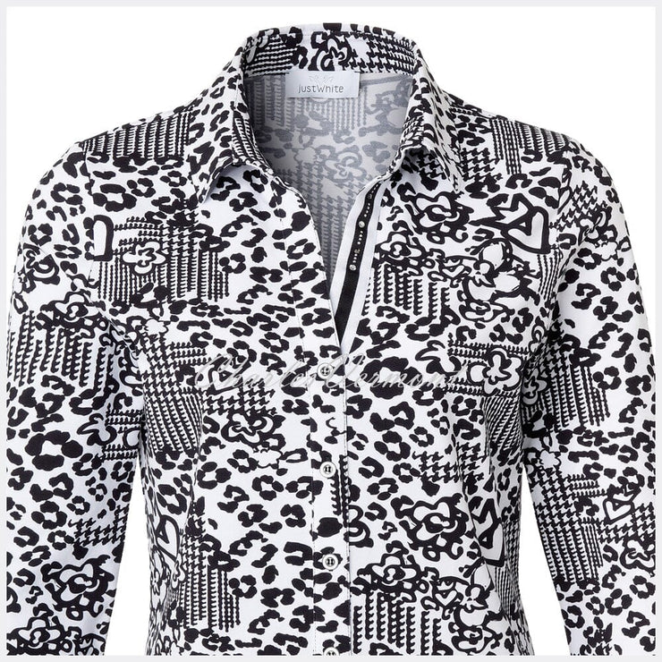 Just White Blouse – Style 41702