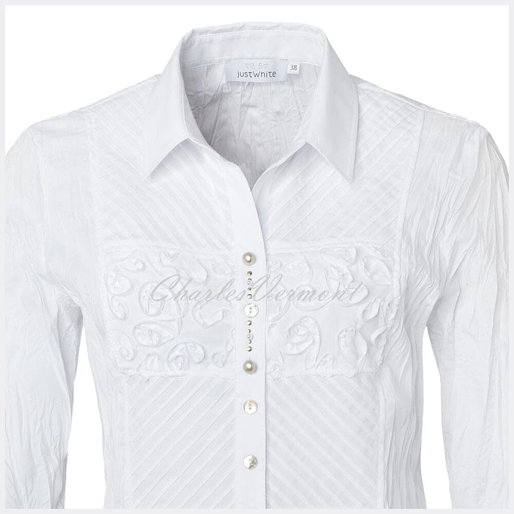 Just White Blouse – Style 41899