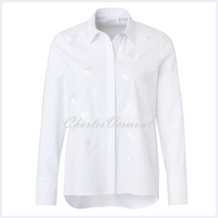 Just White Blouse – Style 41910