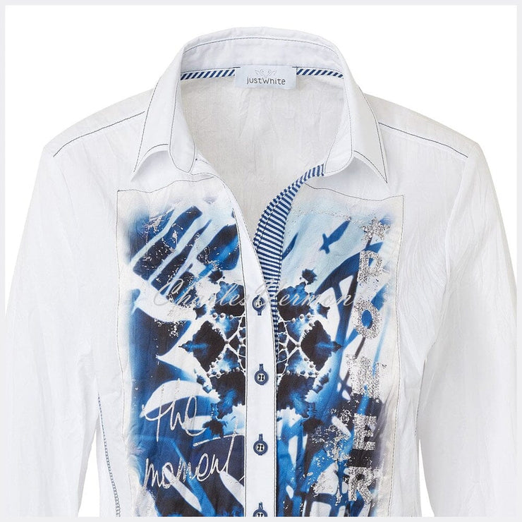 Just White Blouse – Style 42258