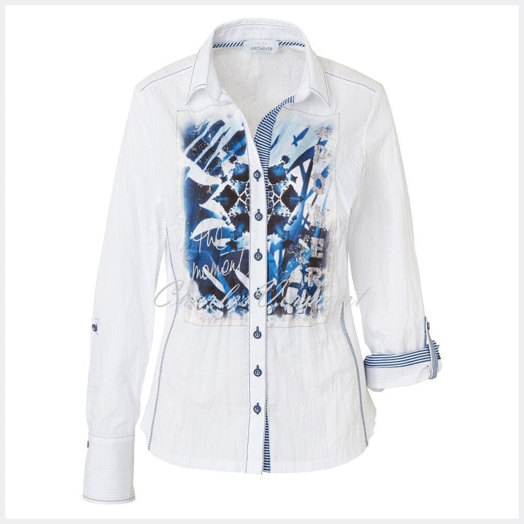 Just White Blouse – Style 42258