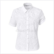 Just White Blouse (Embroidered Front) – Style 42462