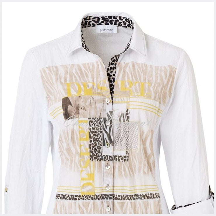 Just White Blouse – Style 42558