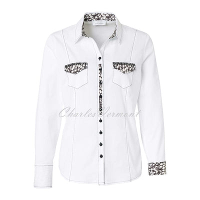 Just White Blouse – Style 43058