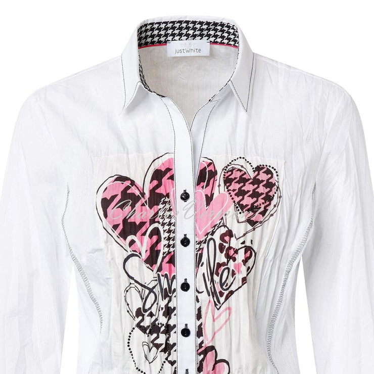 Just White Blouse – Style 43421