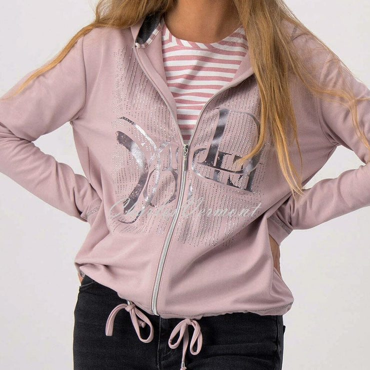 Just White Hooded Jacket – Style 43570
