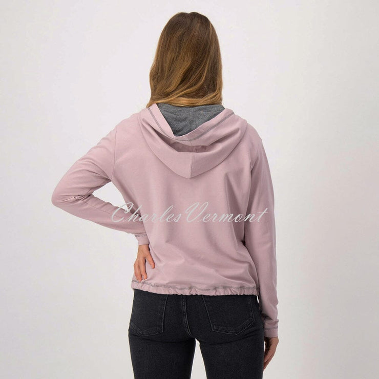Just White Hooded Jacket – Style 43570