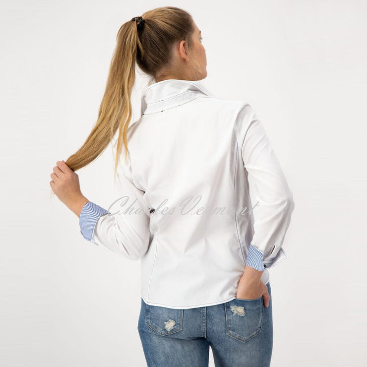 Just White Blouse – Style 43652