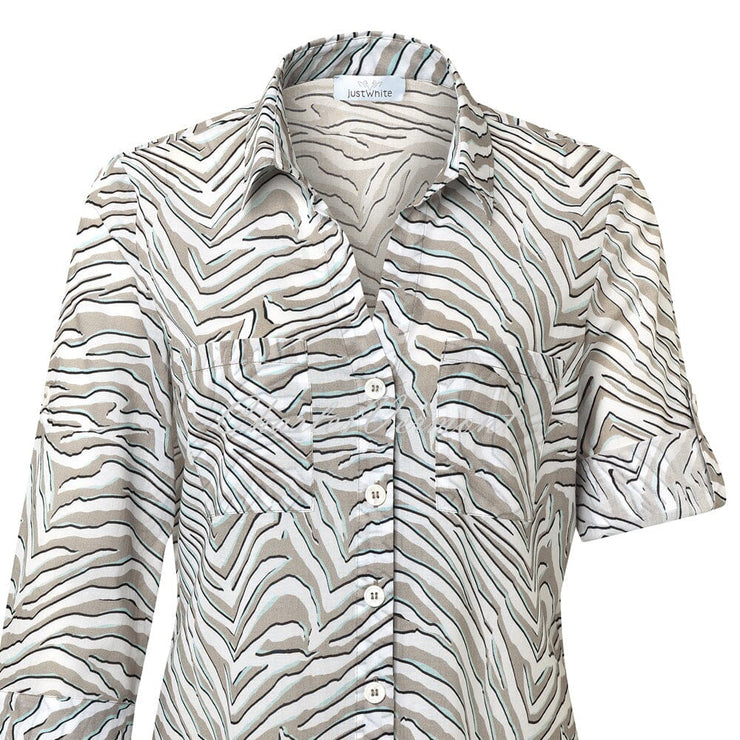 Just White Blouse – Style 43826