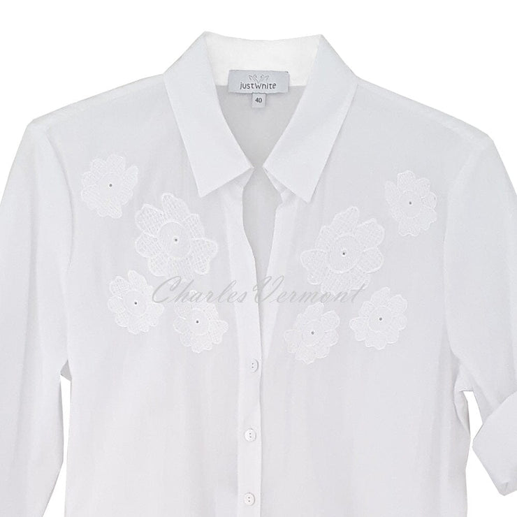 Just White Blouse – Style 43961