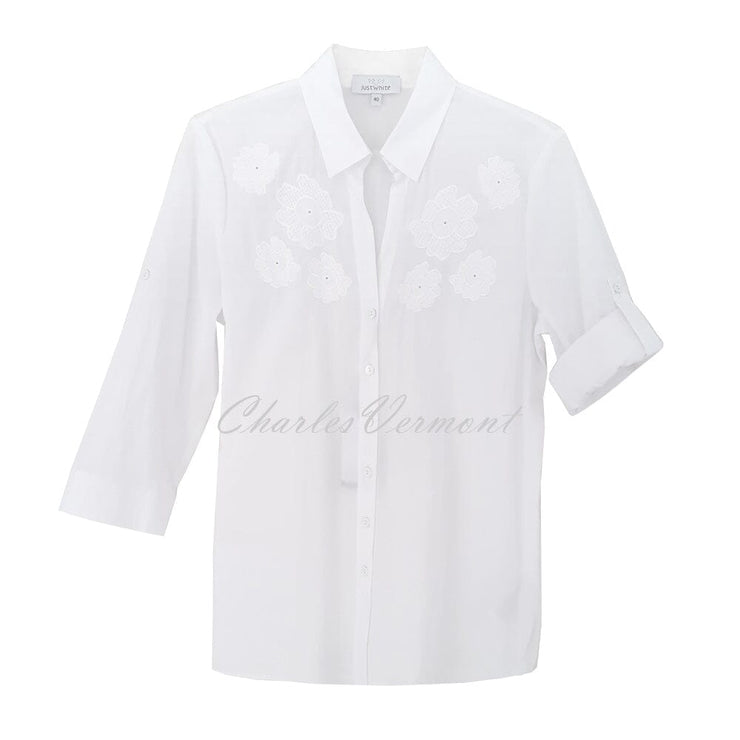 Just White Blouse – Style 43961