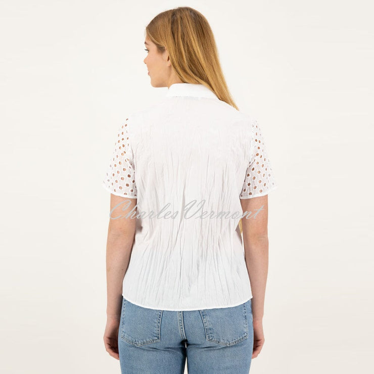 Just White Blouse - Style C1534
