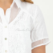 Just White Blouse - Style C1551