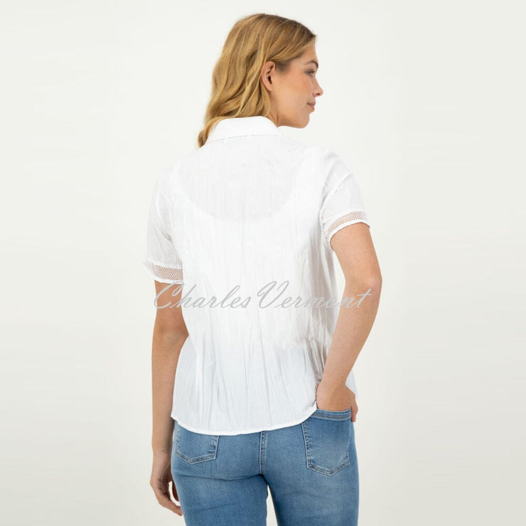 Just White Blouse - Style C1551