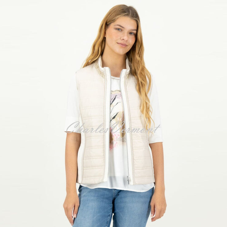 Just White Gilet - Style C1730