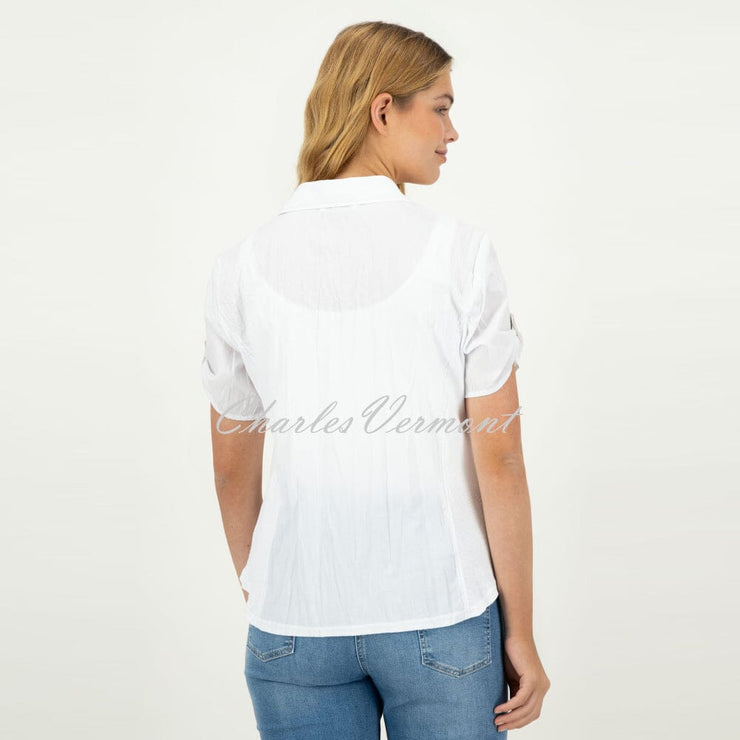 Just White Blouse - Style C1754