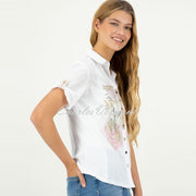 Just White Blouse - Style C1754