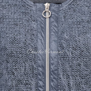Just White Zip Cardigan – Style J1003-744