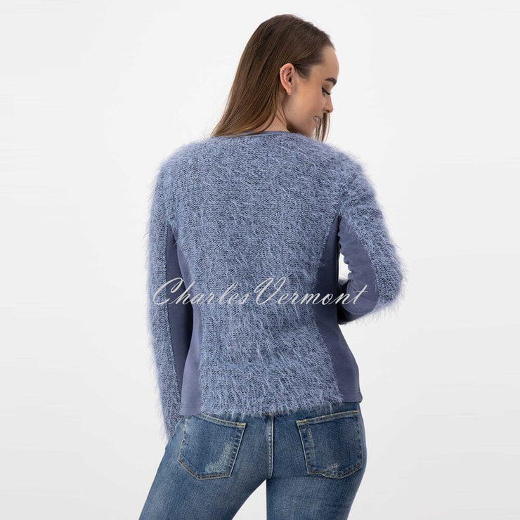 Just White Zip Cardigan – Style J1003-744