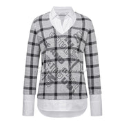 Just White Two-In-One Top – Style J1060