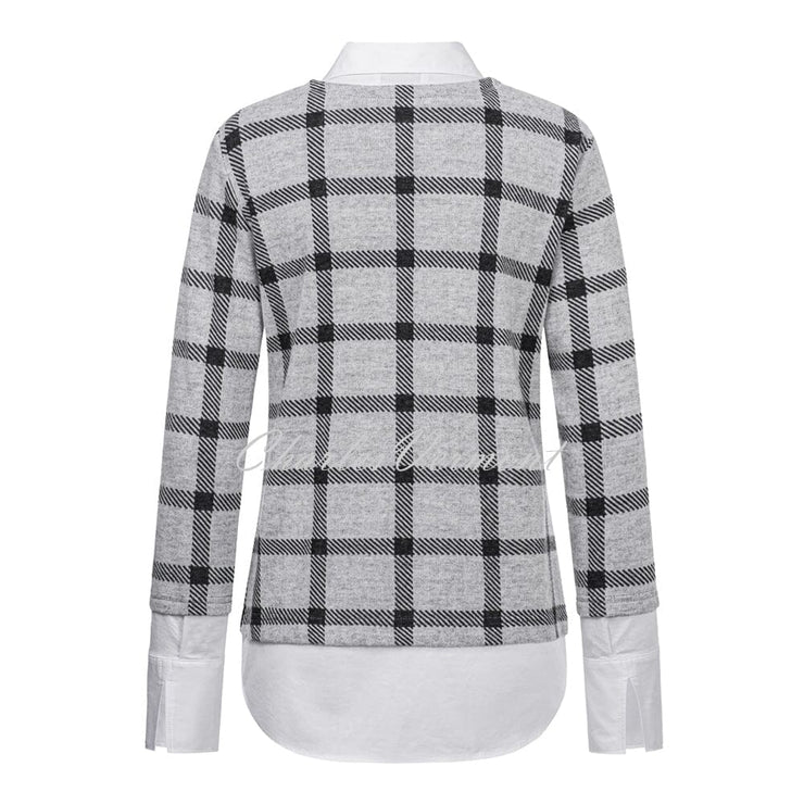 Just White Two-In-One Top – Style J1060