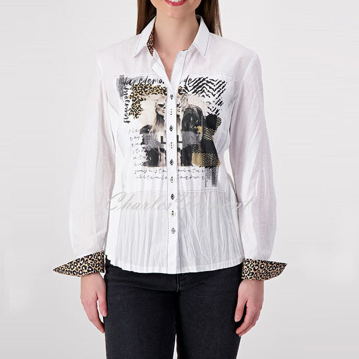 Just White Blouse – Style J1157