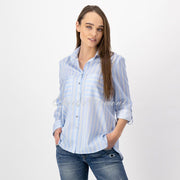 Just White Long Sleeve Blouse – Style J1209