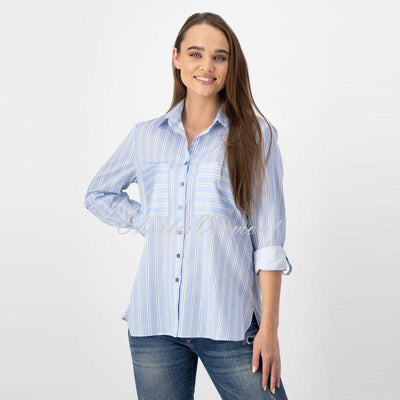 Just White Long Sleeve Blouse – Style J1209
