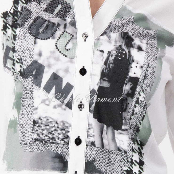 Just White Blouse – Style J1272