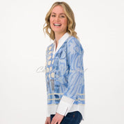 Just White Two-In-One Sweater Blouse - Style J3023