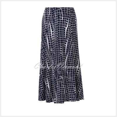 Marble Skirt – Style 5372-103 (Navy / White)