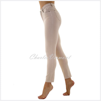 Marble Cropped Leg Skinny Jean – Style 2400-185 (Beige)
