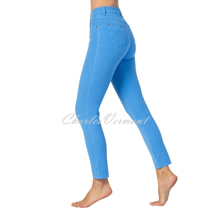 Marble 7/8th Ankle Grazer Slim Leg Jean – Style 2400-190 (Mid Blue)