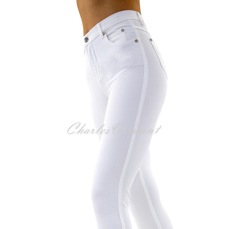 Marble Skinny Jean – Style 2402-102 (White)