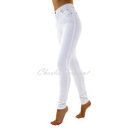 Marble Skinny Jean – Style 2402-102 (White)