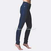 Marble Full Length Skinny Jean – Style 2407-183 (Dark Denim Blue)