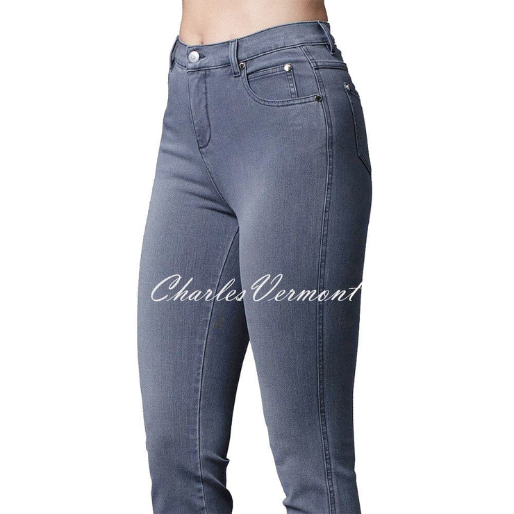Marble Full Length Straight Leg Jean – Style 2408-182 (Grey Denim)