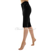 Marble Pedal Pusher Skinny Jean – Style 2409-101 (Black)