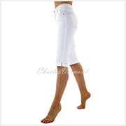 Marble Capri Leg Skinny Jean – Style 2409-102 (White)