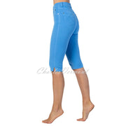 Marble Pedal Pusher Slim Leg Jean – Style 2409-190 (Azure Blue)