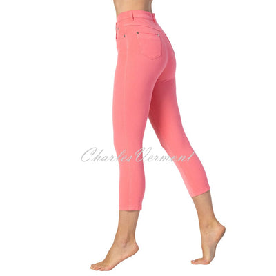 Marble Mid-Calf Cropped Leg Skinny Jean – Style 2412-135 (Watermelon)