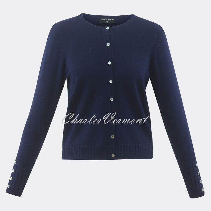 Marble Cardigan – Style 5593-103 (Navy)